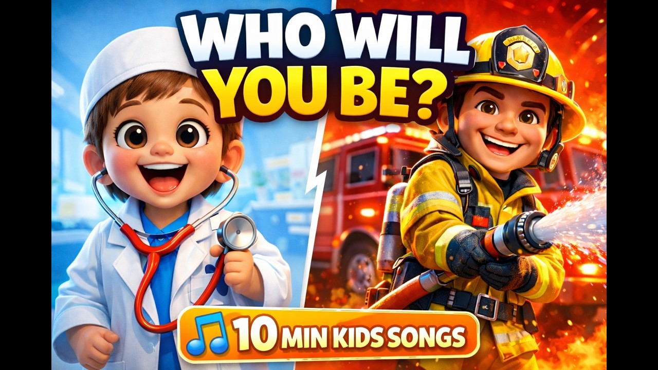 When I Grow Up! 👩‍⚕️🚒 Doctor & Firefighter Songs for Kids