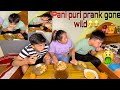 Pani Puri Prank Gone Wild/He vomited 🤮 #Adeep