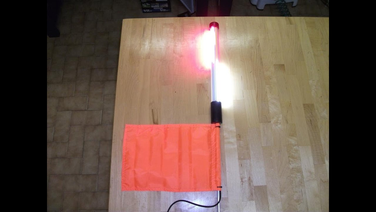 recumbent trike flag lights