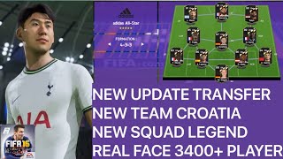 FIFA 16 - RELEASE  NEW SQUAD UPDATE , NEW TEAM CLASSIC(LEGEND) , NEW TEAM CROATIA