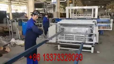 2020 Newest Design Fully Automatic PLC control wire mesh netting machine for coal mine supporting