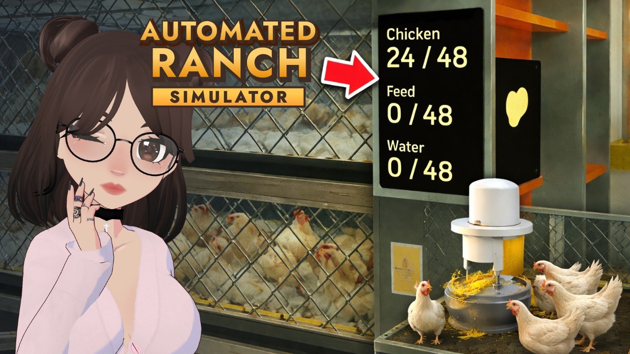 AUTOMATIZANDO UNA GRANJA DE POLLOS | Automated Ranch Simulator | Gameplay