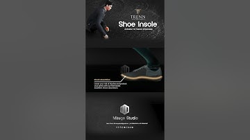 Trensole : Shoe insole Animation for Feature Showcase | Modeling and Rendering | Mirage 3D Studio
