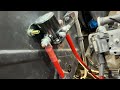 Starter and battery wire installed on the 1946 Chevy truck LS swap 