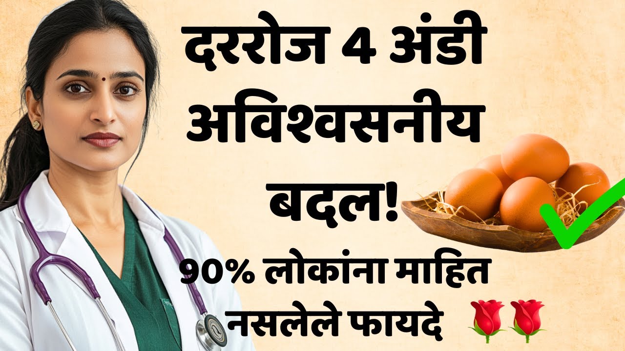 🔥दररोज 4 अंडी खाल्ल्यावर शरीरात काय होतं? डॉक्टरांनी सांगितलेलं सत्य तुम्हाला थक्क करेल