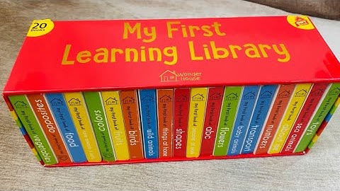 My first learning library books review-best book for 0 to 5 years children