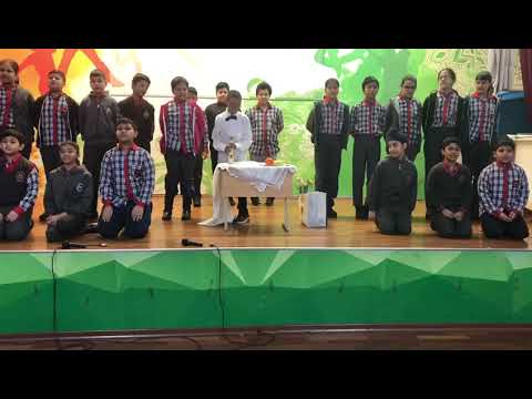 MORNING ASSEMBLY PROGRAMME : GROUP SONG BY CLASS V