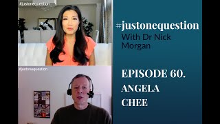 Just One Question Episode 60: Nick talks to media communication coach, and speaker Angela Chee.