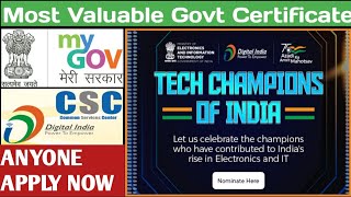 Digital India Power To Empower Free Certificate Online | Electronics  & Information Technology |Free screenshot 1
