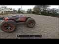 FPV Drone chasing RC 4x4 car. BetaFPV95x + Naked GoPro 7. CRASH!