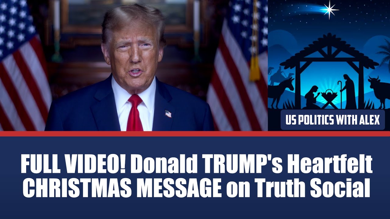 FULL VIDEO! Donald TRUMP's Heartfelt CHRISTMAS MESSAGE on Truth Social