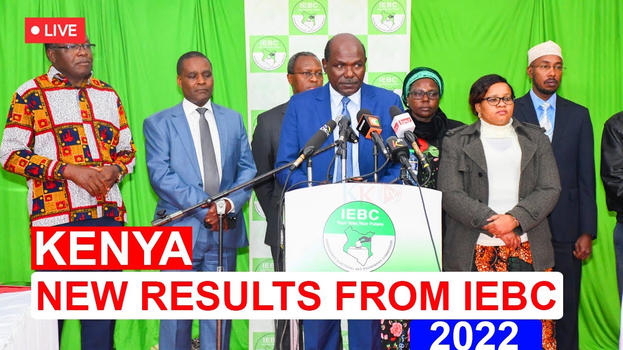 BREAKING! NEW RESULTS FROM IEBC | KENYA ELECTIONS 2022 - YouTube