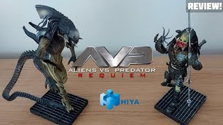 Hiya Toys AVPR Wolf Predator and Predalien Figure REVIEW