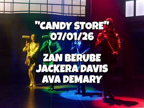 "CANDY STORE" - HEATHERS OFF-BROADWAY - 07/01/2026 - Zan Berube, Jackera Davis, Ava DeMary