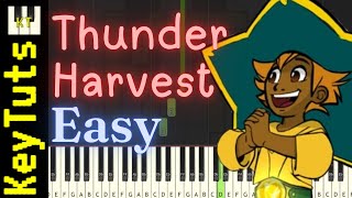 Thunder Harvest [Spiritfarer] - Easy Mode [Piano Tutorial] (Synthesia)
