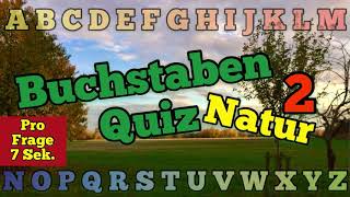 Natur-Quiz 2 von A-Z - Das Buchstabenquiz - Teste dein Wissen über Tiere, Pflanzen, Umwelt, Biologie screenshot 2