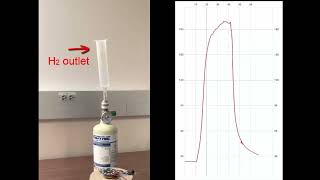 Sensor response to 2% hydrogen