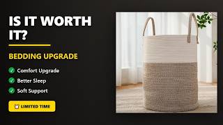 JMvicyroam Large Woven Laundry Basket Hamper — Full Review