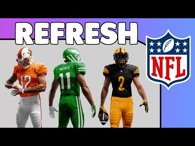 All 32 NFL Team Uniform Refresh 