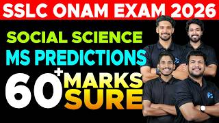 SSLC Onam Exam 2026 Social Science MS Predictions 60+ Marks Sure | MS SOLUTIONS