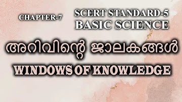 PSC MOCK TEST/SCERT BASIC SCIENCE CLASS 5/CHAPTER 7/ ARIVINTE JALAKANGAL