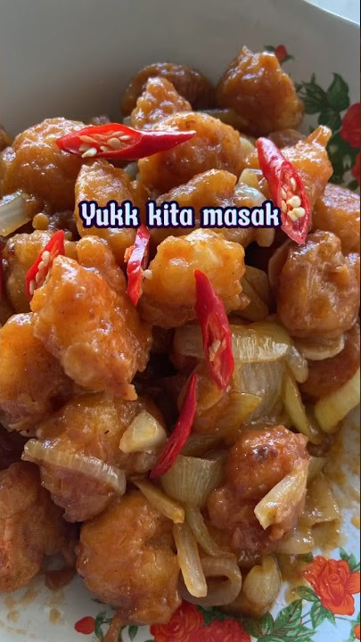 Udang tepung asam manis 🤤👌🏻 #masakanrumahan #kulinerindonesia #belajarmasak #indonesia #viral