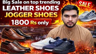 Biggest sale on Leather shoes jogger shoes and Skechers | Top trending and branded shoes