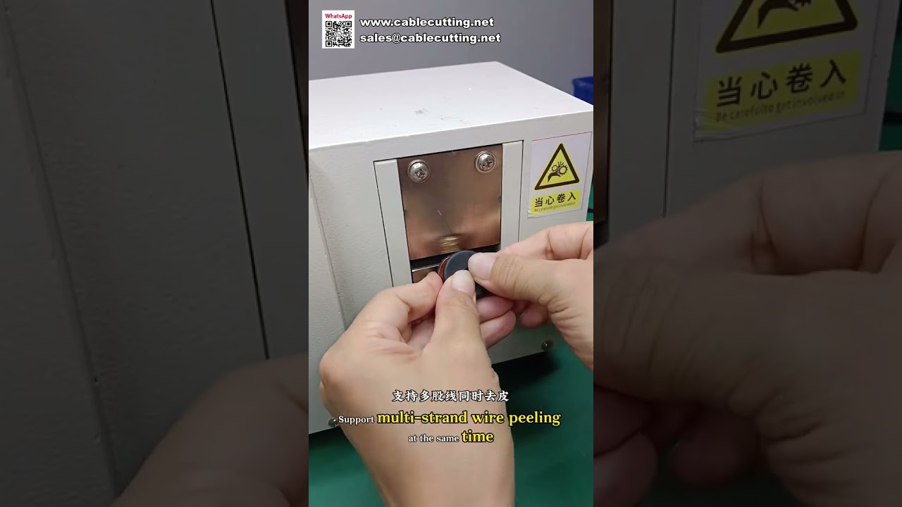 High Efficiency Enameled Wire Stripping Machine for Motor and Audio Coil Processing