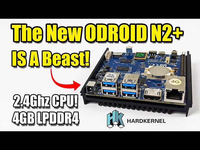 ODROID-N2+ with 2GByte RAM  オドロイド N2 プラス