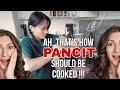 My filipina friend teach me how to cook pancit on my kitchen i did it wrong before 