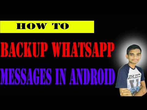 How to backup whatsapp messages on android :) in this video i will teach you tamil so please watch for la...