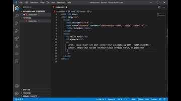 COMO CREAR un ARCHIVO HTML en VISUAL STUDIO CODE ✅🖥️😃
