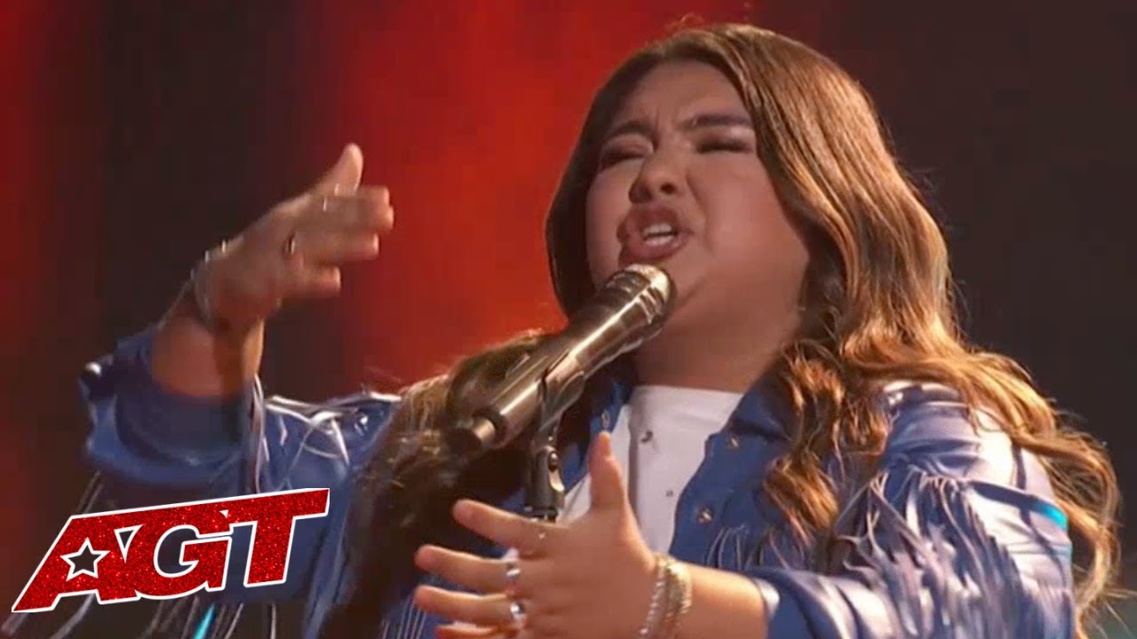 19 Year Old Texas Singer Kristen Cruz BRINGS THE HOUSE DOWN On Americas Got Talent LIVE