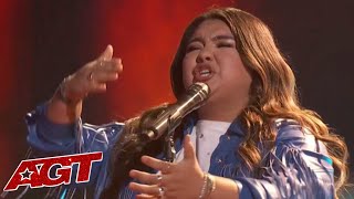 19-Year-Old Texas Singer Kristen Cruz BRINGS THE HOUSE DOWN On Americas Got Talent LIVE! Resimi