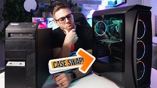The EASIEST Office To Gaming PC Swap EVER! | Lenovo M93p MT Case Swap
