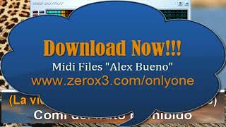 El Jardin Prohibido - Alex Bueno - Midi File Karaoke (OnlyOne)