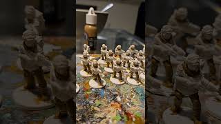 Painting Rebel Troops For Battle Of Hoth