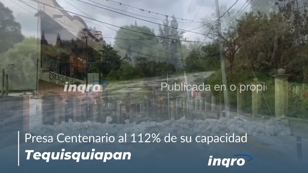 Presa centenario rebasa su capacidad