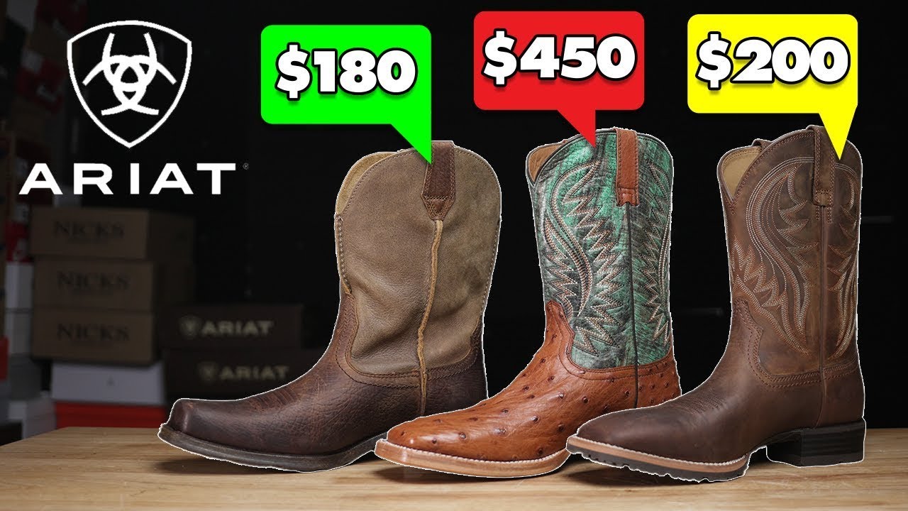 Are Ariat real cowboy boots? Ariat Gallup Rambler, Hybrid Rancher 