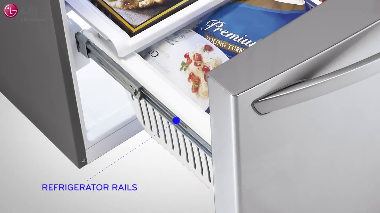 LG Refrigerators] Freezer Door Stuck - YouTube