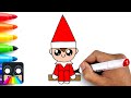 How To Draw Elf on the Shelf