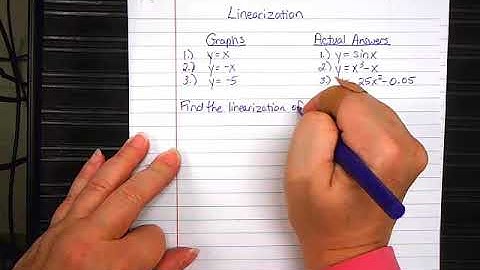 Linearization Part 1