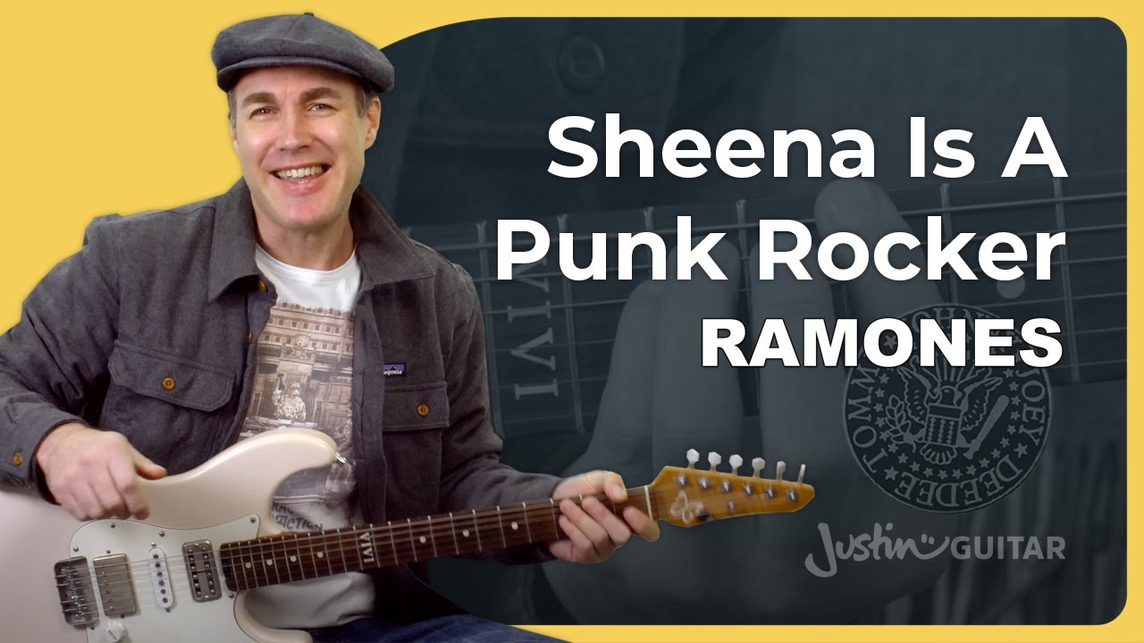 Sheena Is A Punk Rocker Guitar Lesson Ramones YouTube