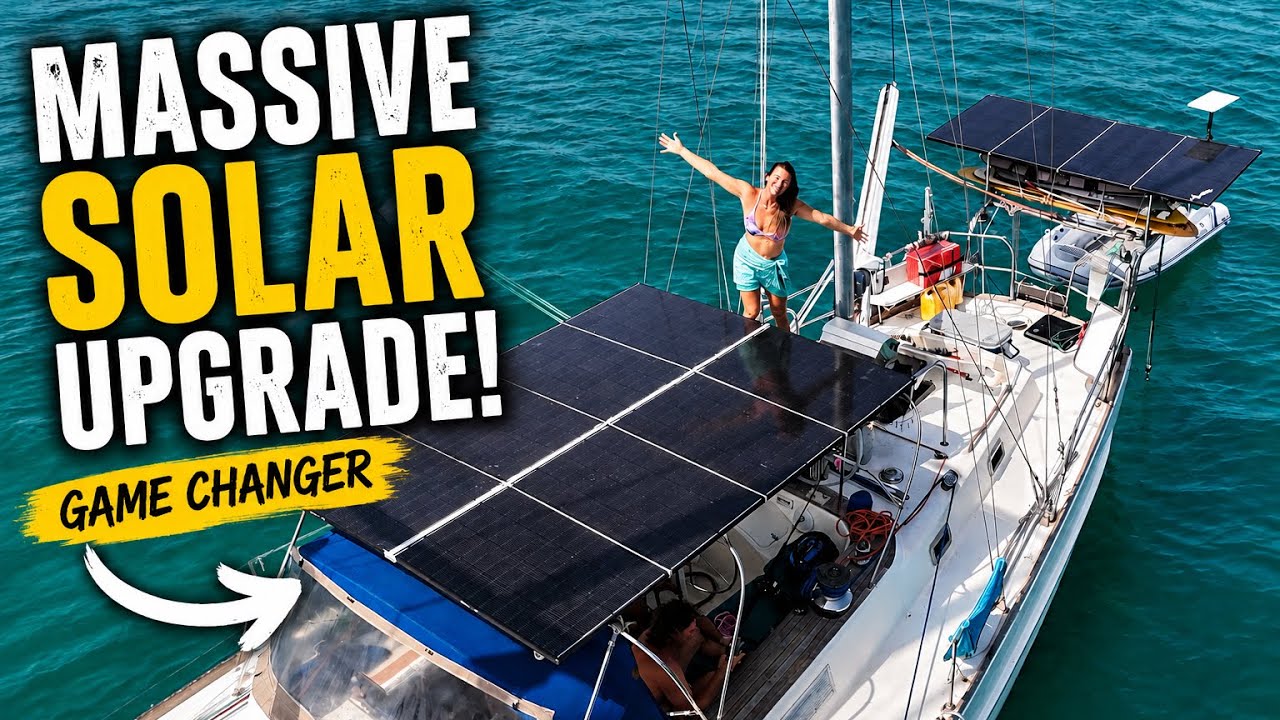 ⁣Upgrading our power on our sailing boat home Episode 490