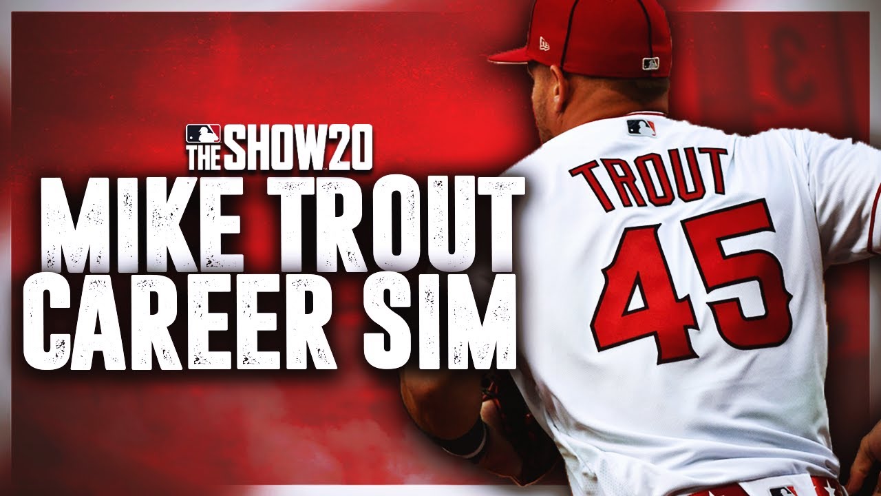 Mike Trout MLB Career Simulation! MLB the Show 20 YouTube