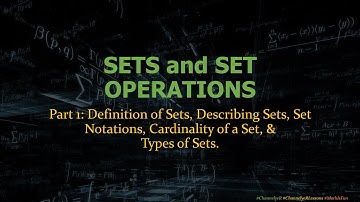 SETS AND SET OPERATIONS (Mathematics in the Modern World Lesson Part 1)