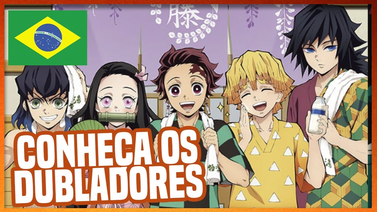 Dubladores de Demon Slayer em outros Animes