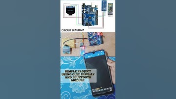 Send Text To OLED Display Using Bluetooth , Arduino Project #ArduinoProject #BluetoothModule #shorts