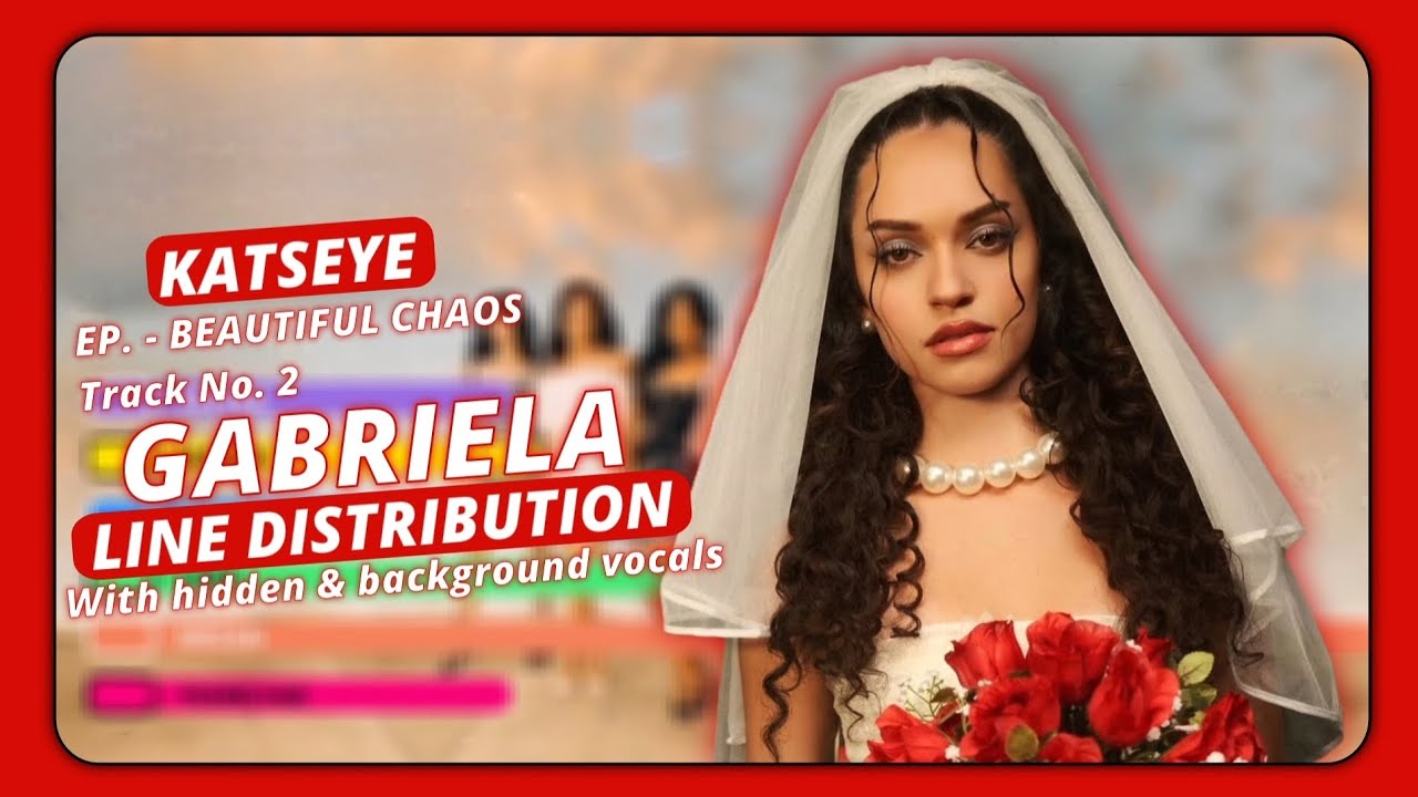 Katseye ~ Gabriela ~ Line Distribution (with hidden & background vocals)