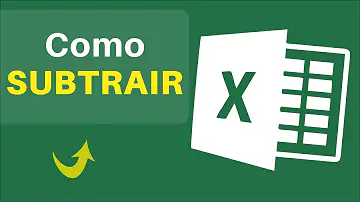 Como fazer uma SOMA e subtração no Excel?